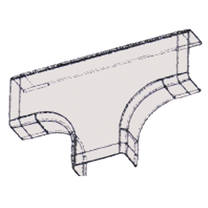 cable raceway T intersection cover COR-RW120