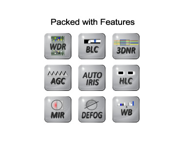 1/3 color high resolution CMOS video sensor