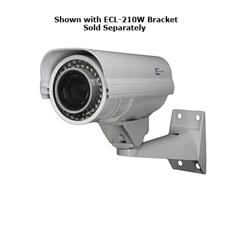 1/3 CMOS 3 Mega Pixel video sensor with 1080P video in an anti-vandal shell