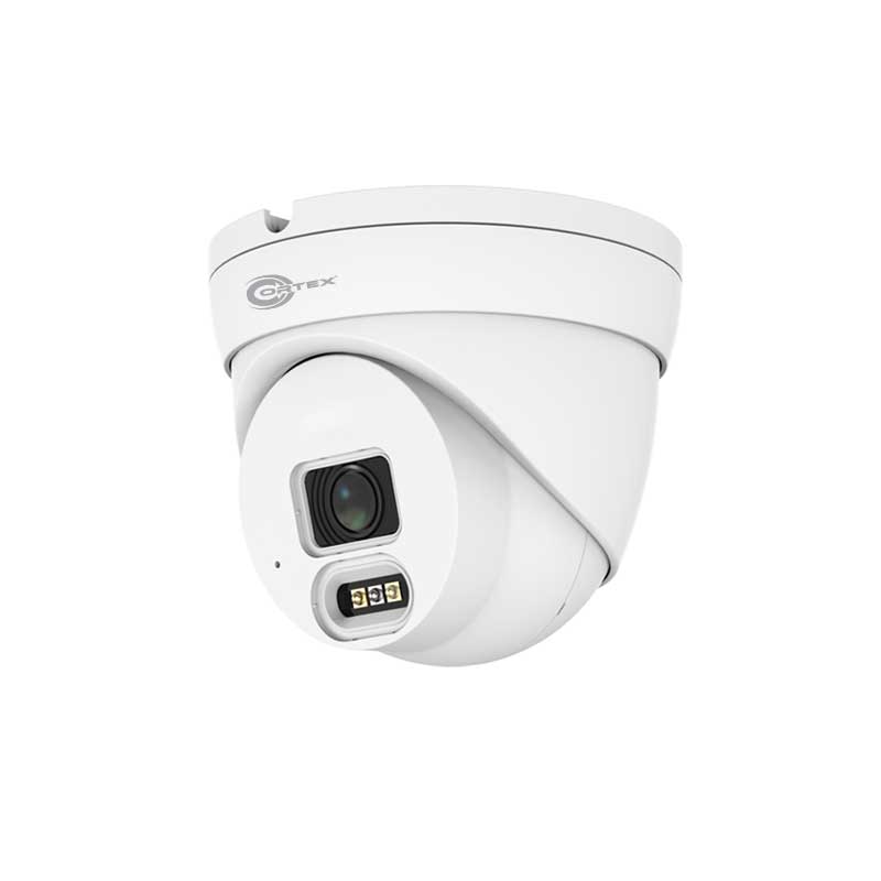 Medallion 2MP Turret Network Camera with Dragonfire® IR H.265 and Wide Angle Lens 