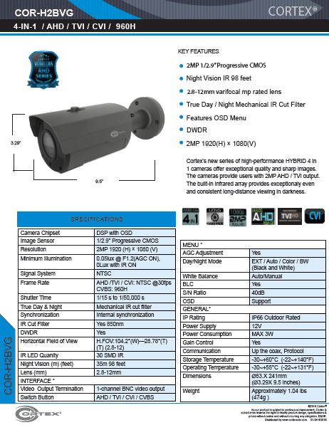 Medallion network camera, 2MP Medallion network camera with 1920(H)×1080(V) resolution, this Medallion IP Bullet Security Camera has 2.7 -13.5mm Motorized Zoom and Auto Focus